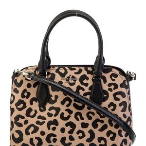 Kate Spade Black and Tan Leopard Print Women's Bag